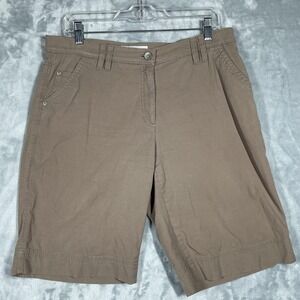 Brax Cotton Line Shorts Mens 32 Brown Rianda MT-WA Casual Chino Summer Comfort